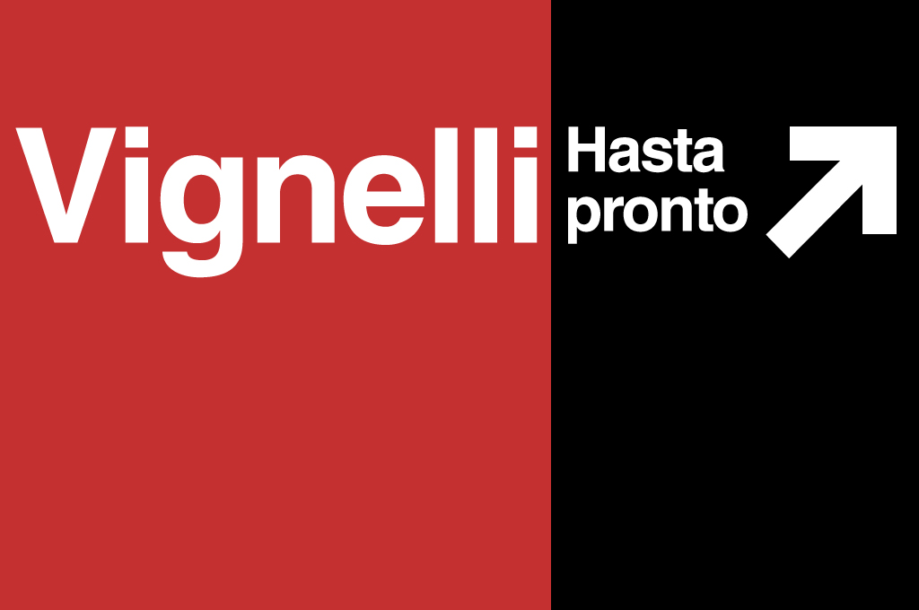 Hasta pronto Massimo Vignelli